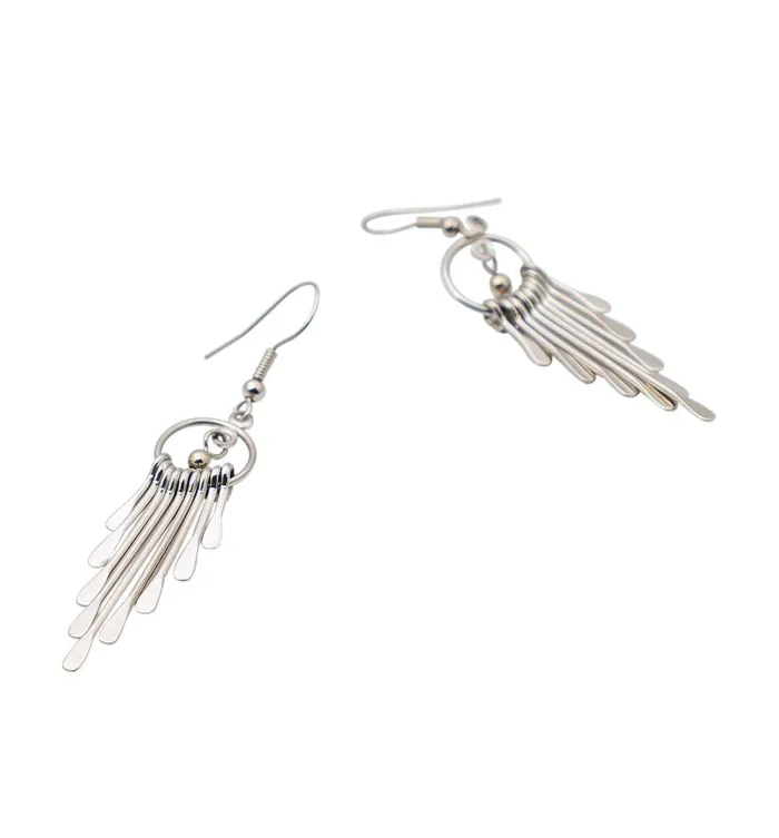 Women Drop Earrings 8211 Silver Promod Jewellery Women Drop Earrings 8211 Silver Promod Jewellery