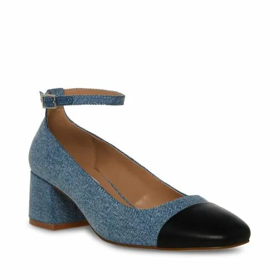 Women ELI DENIM MULTI Denim Multi Steve Madden Heels Women ELI DENIM MULTI Denim Multi Steve Madden Heels