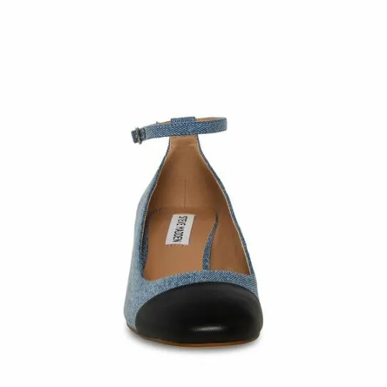 Women ELI DENIM MULTI Denim Multi Steve Madden Heels Women ELI DENIM MULTI Denim Multi Steve Madden Heels