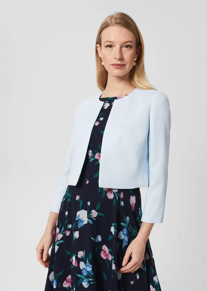 Women Elize Jacket Pale Blue Hobbs Coats and Jackets