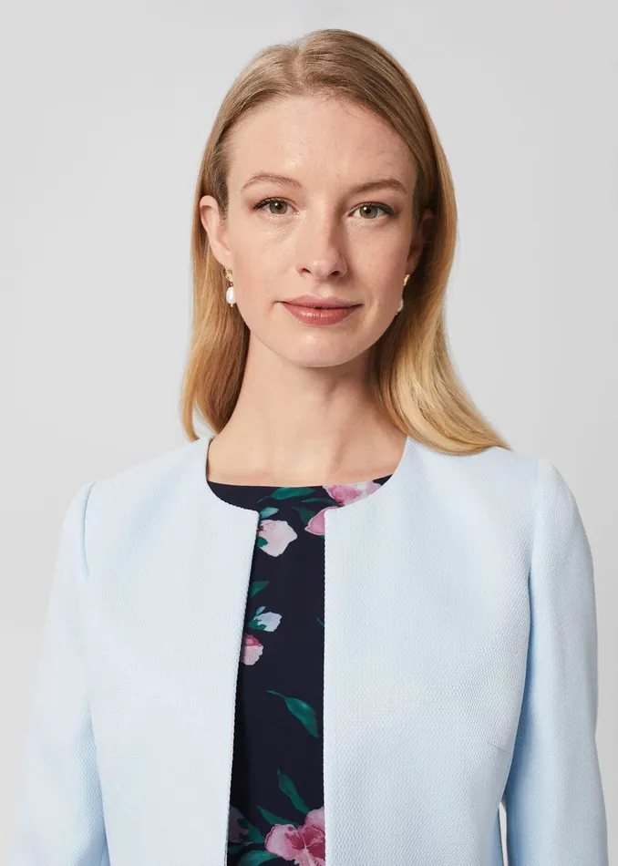 Women Elize Jacket Pale Blue Hobbs Coats and Jackets