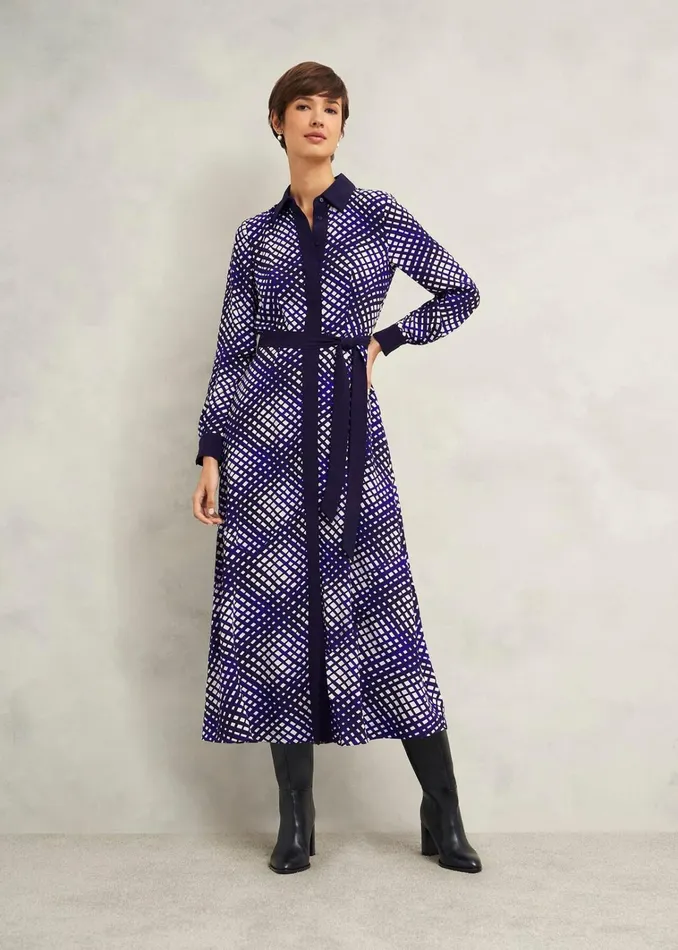 Women Elodie Shirt Dress Multi Hobbs Dresses and Jumpsuits