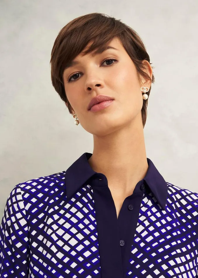 Women Elodie Shirt Dress Multi Hobbs Dresses and Jumpsuits