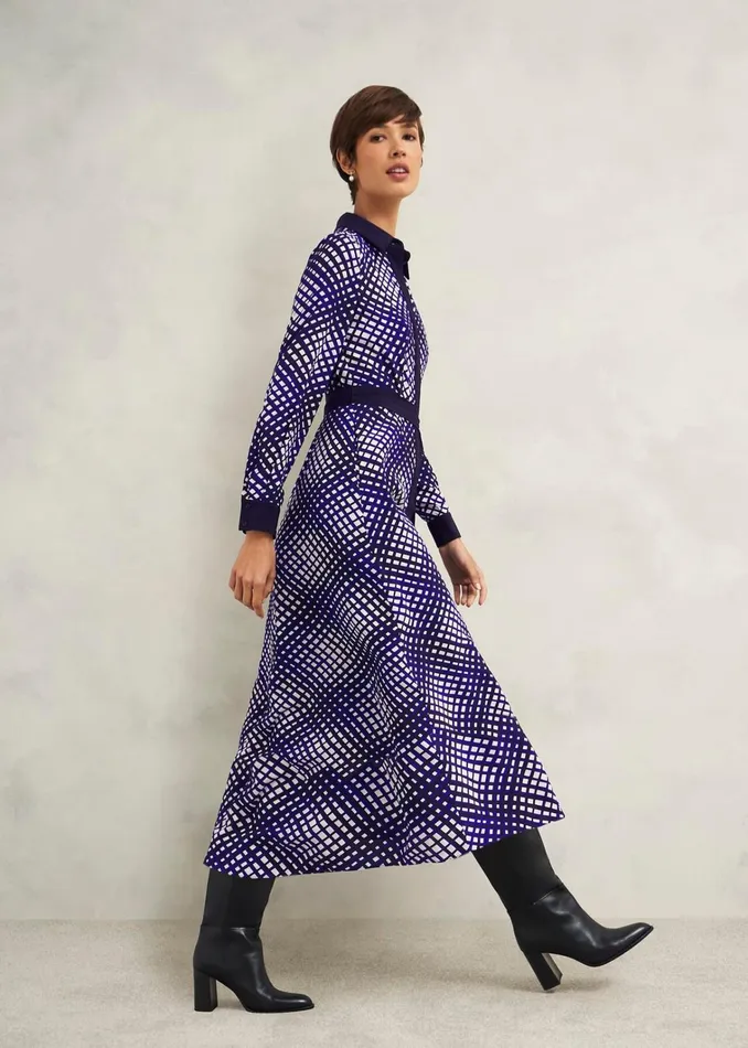 Women Elodie Shirt Dress Multi Hobbs Dresses and Jumpsuits