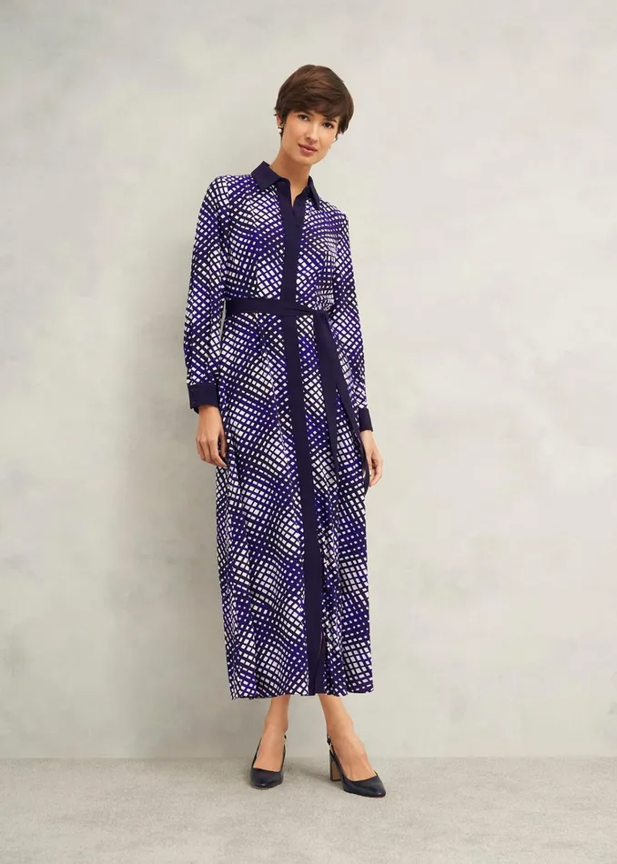 Women Elodie Shirt Dress Multi Hobbs Dresses and Jumpsuits