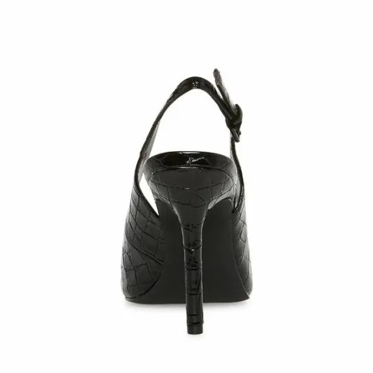 Women ESME BLACK CROCODILE Black Crocodile Steve Madden Heels Women ESME BLACK CROCODILE Black Crocodile Steve Madden Heels