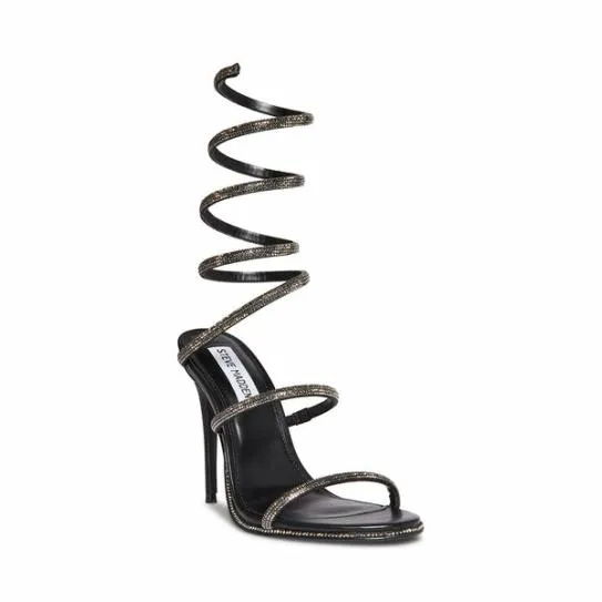 Women EXOTICA BLACK Black Steve Madden Heels Women EXOTICA BLACK Black Steve Madden Heels