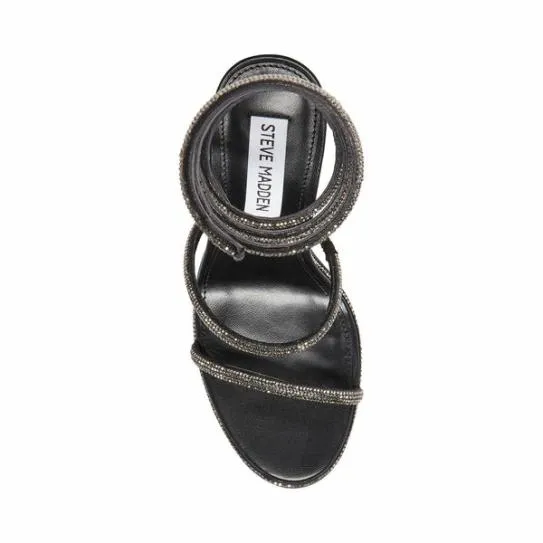 Women EXOTICA BLACK Black Steve Madden Heels Women EXOTICA BLACK Black Steve Madden Heels