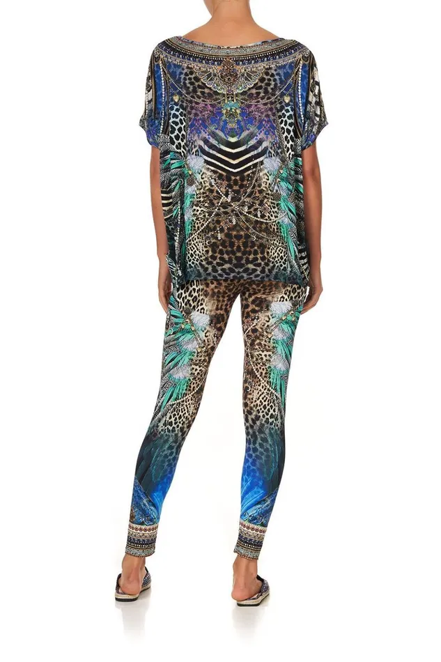 Women Extended Sizes Camilla Leggings Animal Army