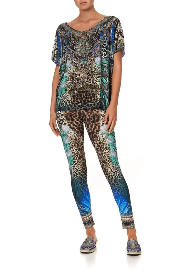 Women Extended Sizes Camilla Leggings Animal Army