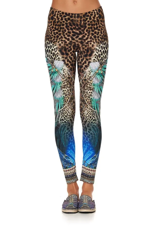 Women Extended Sizes Camilla Leggings Animal Army