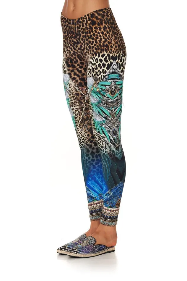 Women Extended Sizes Camilla Leggings Animal Army