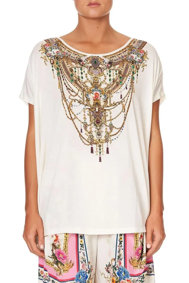 Women Extended Sizes Camilla Loose Fit Tee By The Meadow