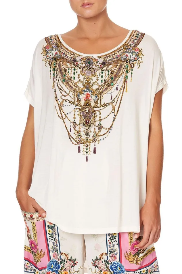 Women Extended Sizes Camilla Loose Fit Tee By The Meadow