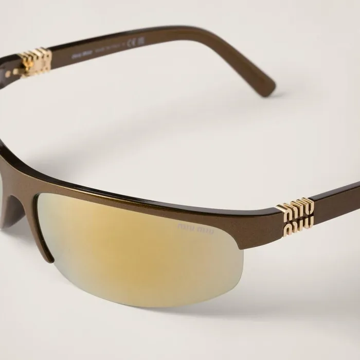Women Eyewear Miu Miu Miu Miu Runway Sunglasses Browngold Lenses Women Eyewear Miu Miu Miu Miu Runway Sunglasses Browngold Lenses