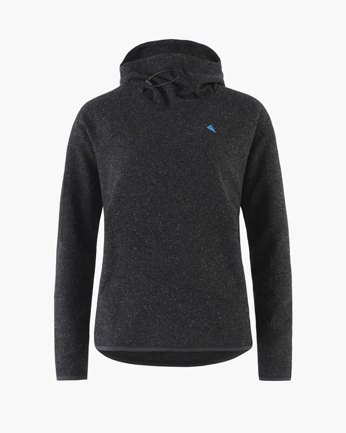 Women Falen Wooly Hooded Wool Sweatshirt Raven Klttermusen Fleeces and Sweaters