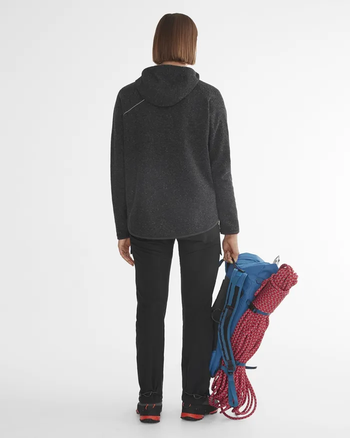 Women Falen Wooly Hooded Wool Sweatshirt Raven Klttermusen Fleeces and Sweaters