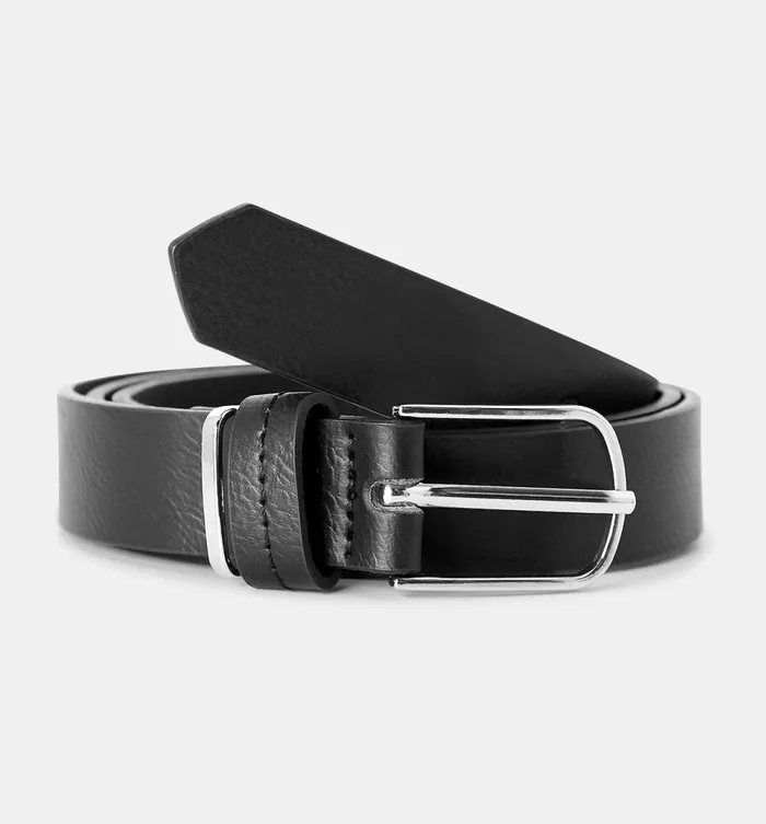 Women Faux Leather Belt 8211 Black Promod Belts