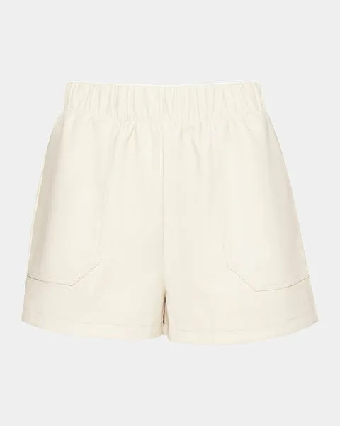 Women FAUX THE RECORD SHORT BONE Bone Steve Madden Bottoms Women FAUX THE RECORD SHORT BONE Bone Steve Madden Bottoms