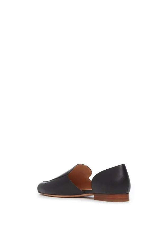 Women Flats Gabriela Hearst Jax Flat Shoe In Black Leather