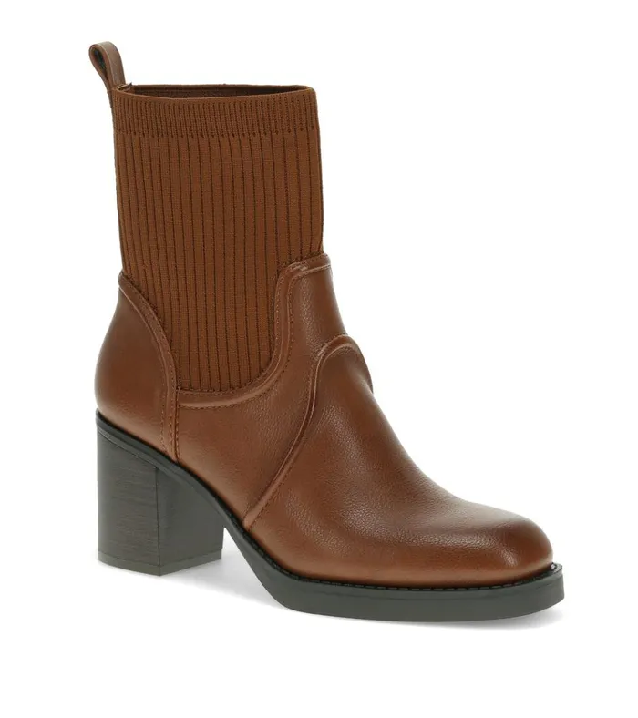 Women Galatia Heeled Midi Boot Walnut Baretraps Booties