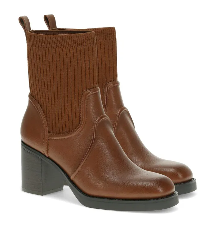 Women Galatia Heeled Midi Boot Walnut Baretraps Booties