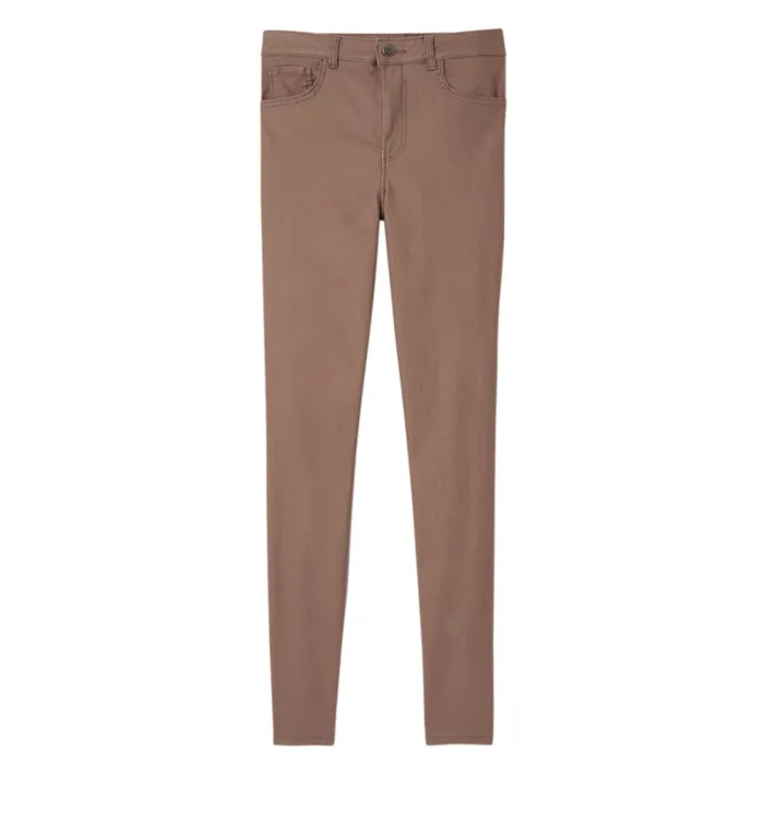 Women Gaspard Coated Skinny Jeans 8211 Cognac Brown Promod Jeans Women Gaspard Coated Skinny Jeans 8211 Cognac Brown Promod Jeans