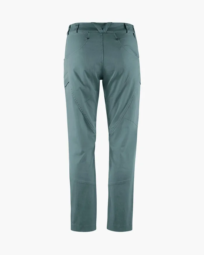 Women Gefjon 20 Flexible Cotton Pants Frost Green Klttermusen Pants