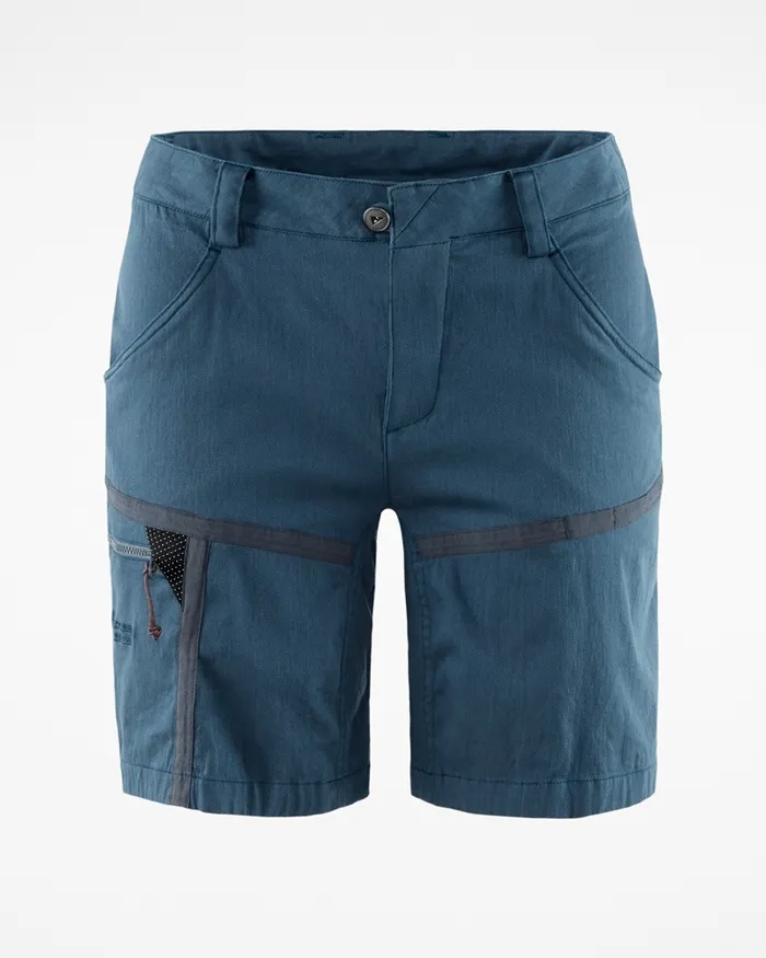 Women Gefjon Performance Shorts Midnight Blue Klttermusen Shorts