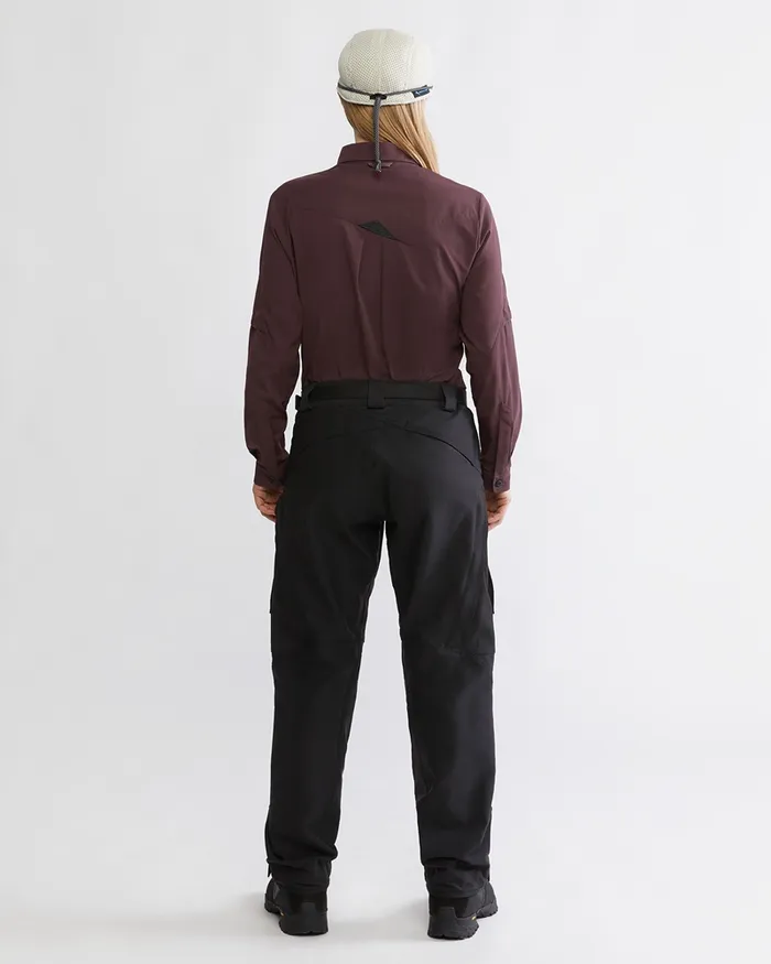 Women Gere 30 Outdoor Levitend Pants 8211 Short Midnight Blue Klttermusen Pants