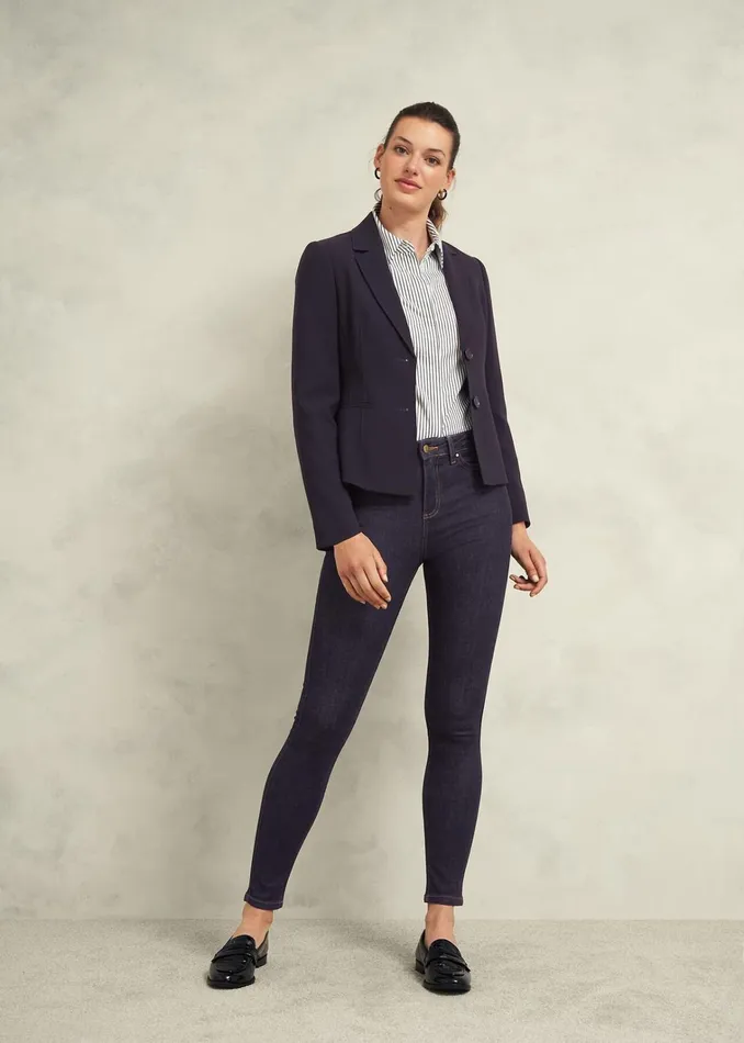 Women Gia Sculpting Jeans Indigo Hobbs Trousers
