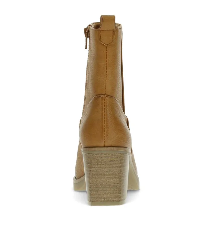 Women Giana Heeled Midi Boot Light Rust Baretraps Booties