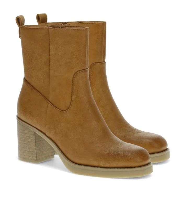 Women Giana Heeled Midi Boot Light Rust Baretraps Booties