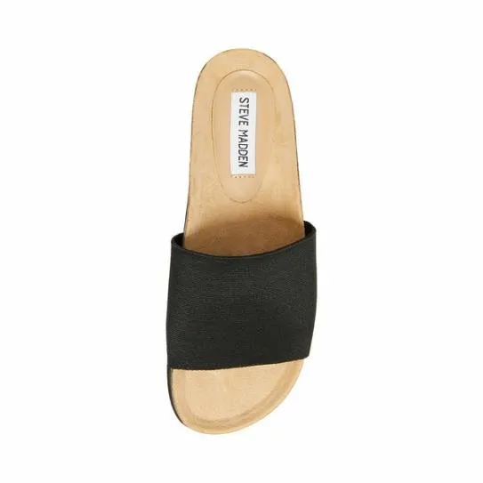 Women GRAVITY BLACK Black Steve Madden Sandals Women GRAVITY BLACK Black Steve Madden Sandals