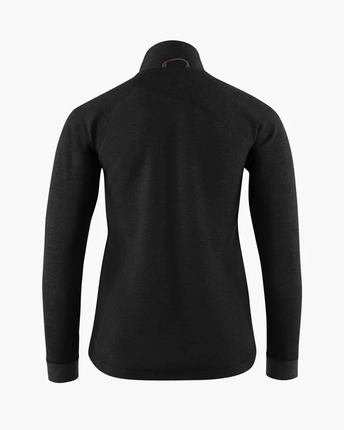 Women Hdur Zip Jacket Black Klttermusen Fleeces and Sweaters