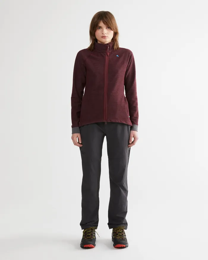 Women Hdur Zip Jacket Black Klttermusen Fleeces and Sweaters