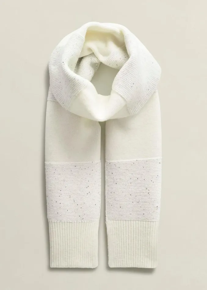 Women Hayley Scarf Ivory Hobbs Scarves