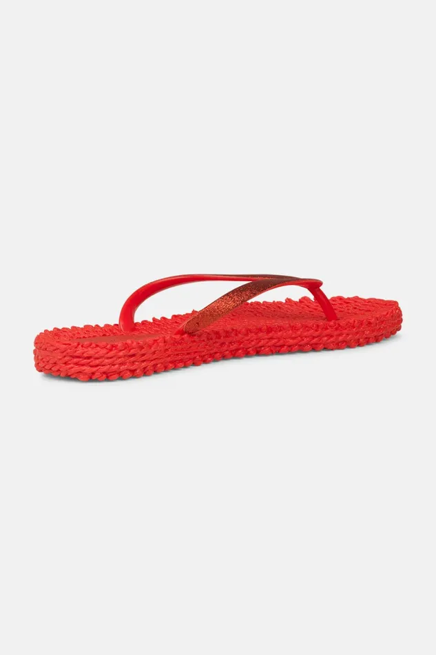Women Ilse Jacobsen Flip Flops Flip Flop With Glitter 8211 Deep Red Women Ilse Jacobsen Flip Flops Flip Flop With Glitter 8211 Deep Red