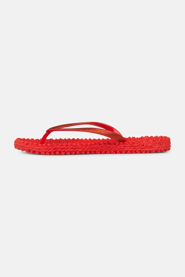 Women Ilse Jacobsen Flip Flops Flip Flop With Glitter 8211 Deep Red Women Ilse Jacobsen Flip Flops Flip Flop With Glitter 8211 Deep Red