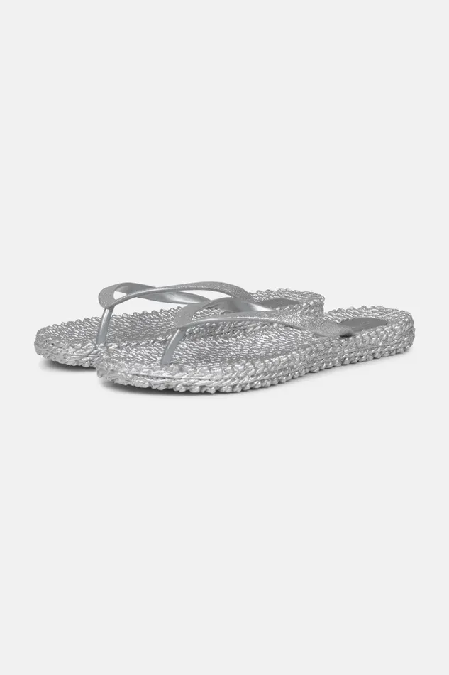 Women Ilse Jacobsen Flip Flops Flip Flop With Glitter 8211 Silver