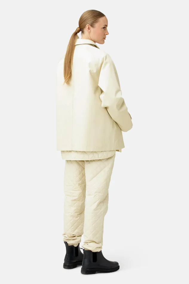 Women Ilse Jacobsen Jackets And Coats Cotton Raincoat 8211 Bleached Sand
