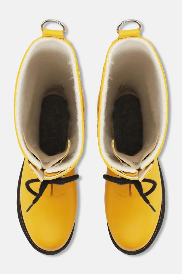Women Ilse Jacobsen Rainboots Long Long Rubber Boots 8211 Cyber Yellow