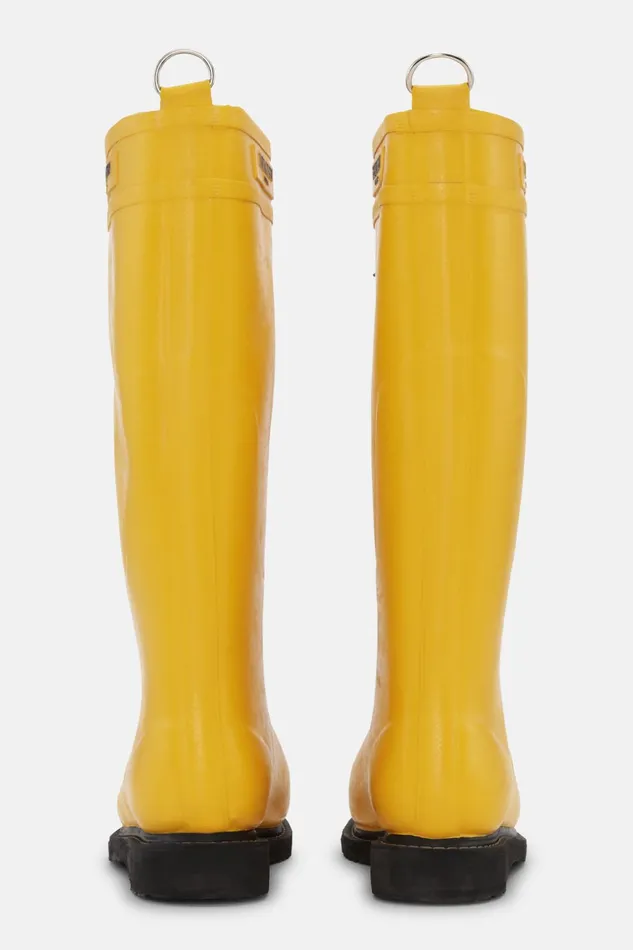 Women Ilse Jacobsen Rainboots Long Long Rubber Boots 8211 Cyber Yellow
