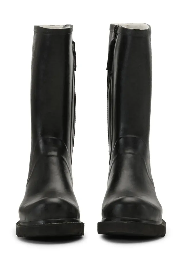 Women Ilse Jacobsen Rainboots Medium 34 Rubber Boots With Zip 8211 Black Women Ilse Jacobsen Rainboots Medium 34 Rubber Boots With Zip 8211 Black
