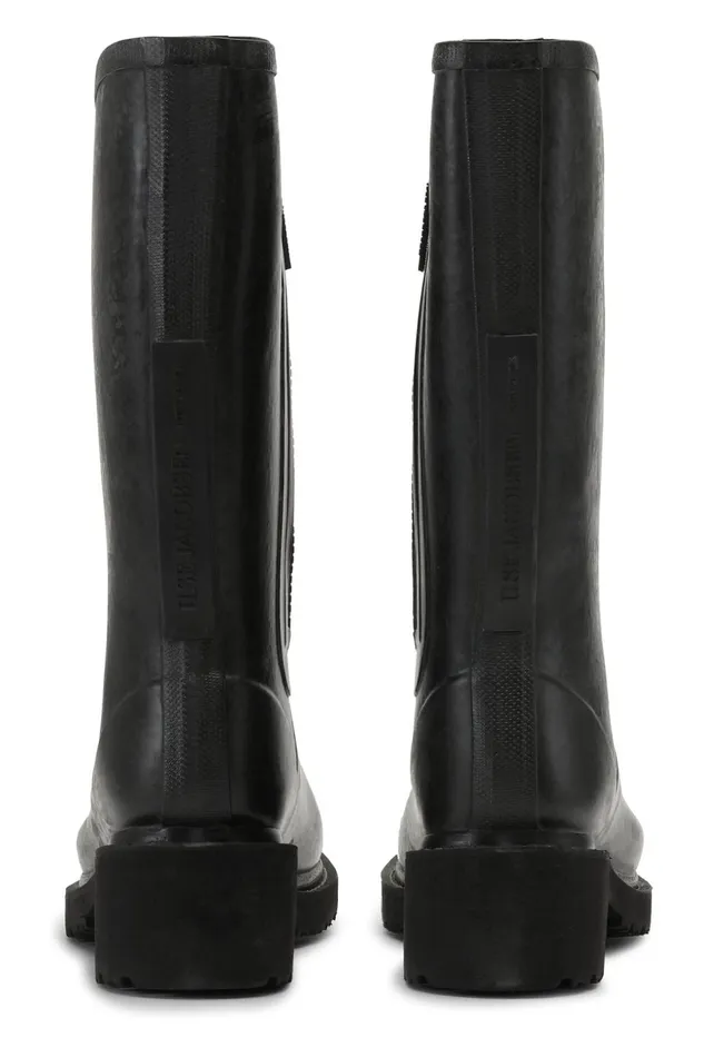 Women Ilse Jacobsen Rainboots Medium 34 Rubber Boots With Zip 8211 Black Women Ilse Jacobsen Rainboots Medium 34 Rubber Boots With Zip 8211 Black
