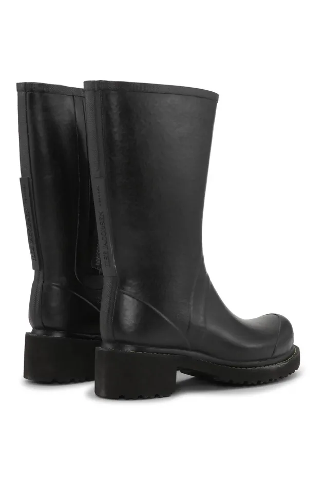 Women Ilse Jacobsen Rainboots Medium 34 Rubber Boots With Zip 8211 Black Women Ilse Jacobsen Rainboots Medium 34 Rubber Boots With Zip 8211 Black