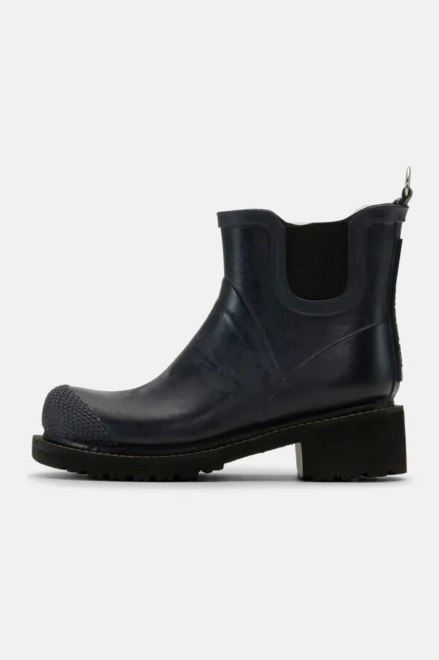 Women Ilse Jacobsen Rainboots Short Short Rubber Boots With High Heel 8211 Dark Indigo Women Ilse Jacobsen Rainboots Short Short Rubber Boots With High Heel 8211 Dark Indigo