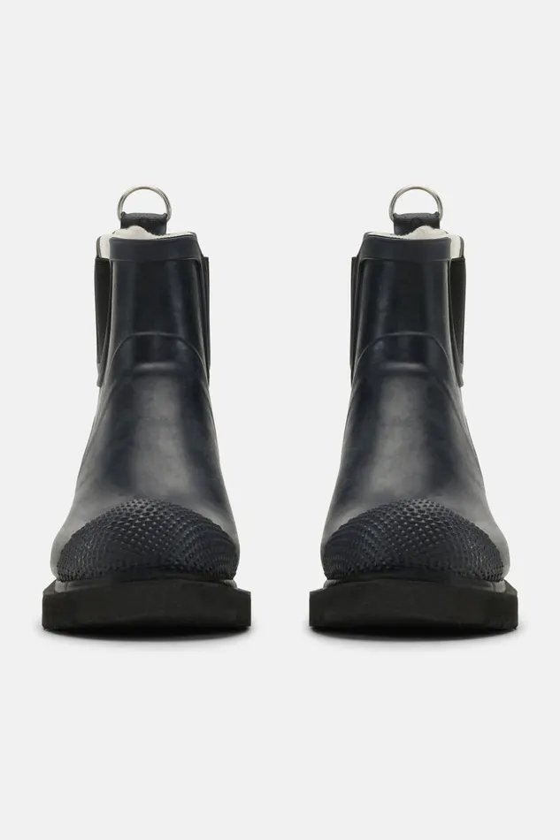 Women Ilse Jacobsen Rainboots Short Short Rubber Boots With High Heel 8211 Dark Indigo Women Ilse Jacobsen Rainboots Short Short Rubber Boots With High Heel 8211 Dark Indigo