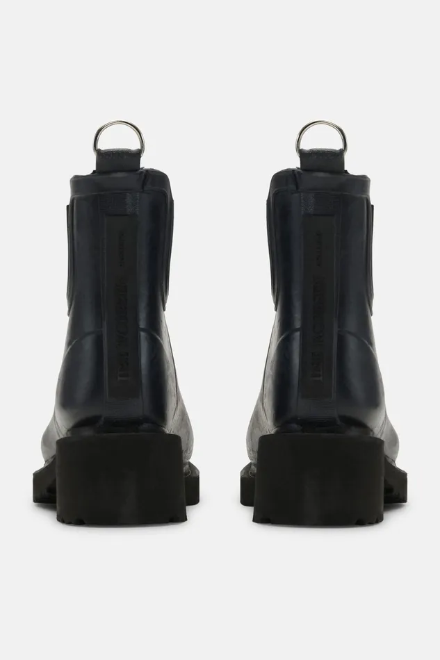 Women Ilse Jacobsen Rainboots Short Short Rubber Boots With High Heel 8211 Dark Indigo Women Ilse Jacobsen Rainboots Short Short Rubber Boots With High Heel 8211 Dark Indigo