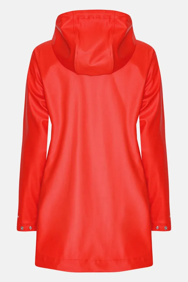 Women Ilse Jacobsen Raincoats Rain Jacket 8211 Fire Women Ilse Jacobsen Raincoats Rain Jacket 8211 Fire